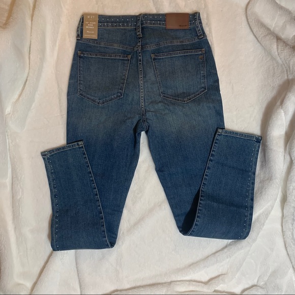 HP🌟🎈Madewell ✨NWTs✨10" High-Rise Stud Edition - Picture 8 of 10